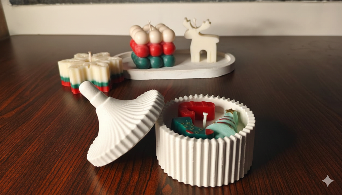 Cozy Cabin Snowfall Jar Candle