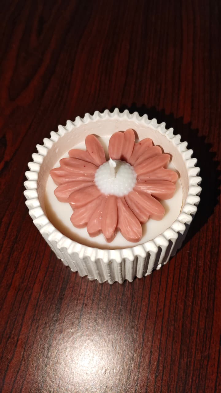 Aesthetic Flower Jar Candle