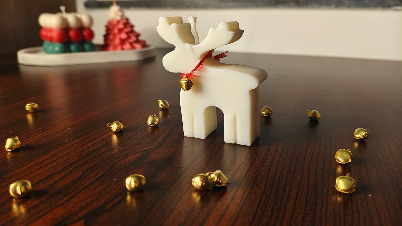 Reindeer Glow Candle