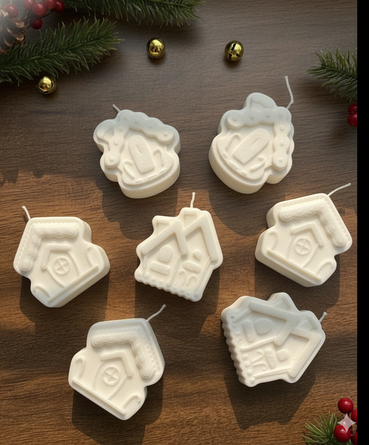Gingerbread House Candle