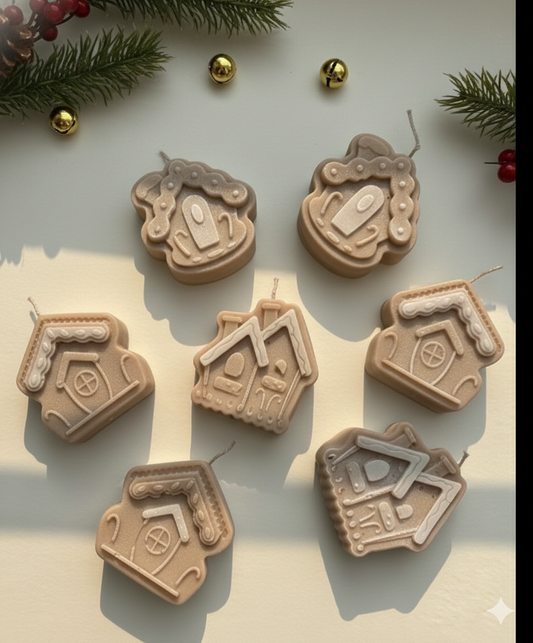 Gingerbread House Candle