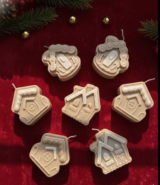 Gingerbread House Candle